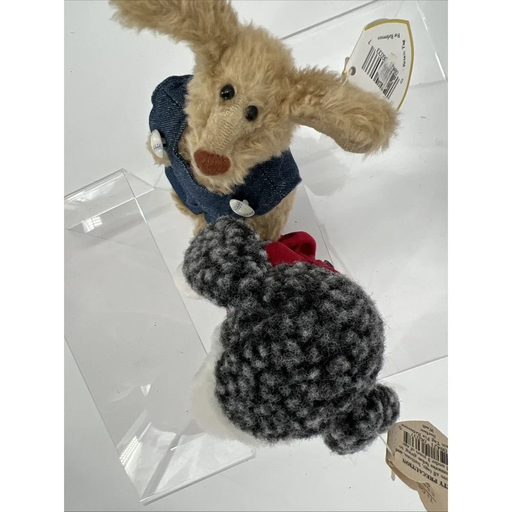 Vtg 1993 Retired Collectible Ty Murphy Dog 6033‎ and Lilly Lamb 6037 Beanie Baby